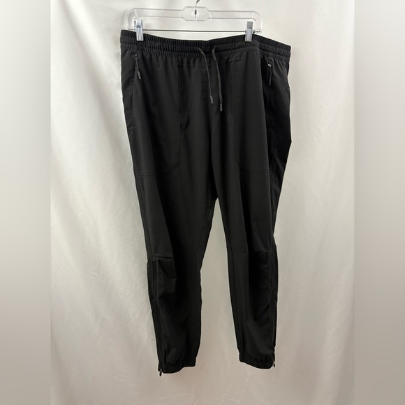 UNRL Performance Pant Size XL Black Men’s Jogger Drawstring Golf Active - Picture 9 of 9